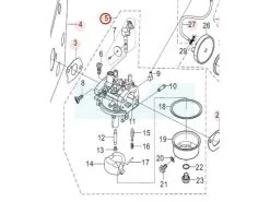 Carburateur Pour Moteur Loncin / Rato (0001210304)