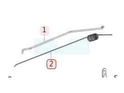 Ressort De Régulateur Pour Moteur Loncin / Rato (0001210336)