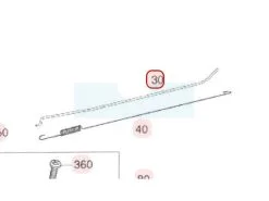 Tringle De Régulateur Pour Moteur Robin / Subaru (16062Z02051000)