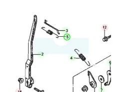 Ressort De Régulateur Pour Moteur Honda (16562ZM7000)