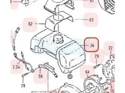 Réservoir à Essence Pour Moteur Kawasaki (510012123)