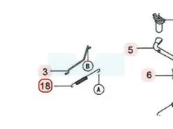 Ressort De Strater Pour Moteur Kawasaki (921452185)