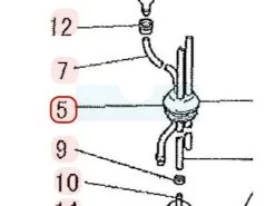 Sortie De Réservoir Pour Moteur Mitsubishi (LF90283AA)